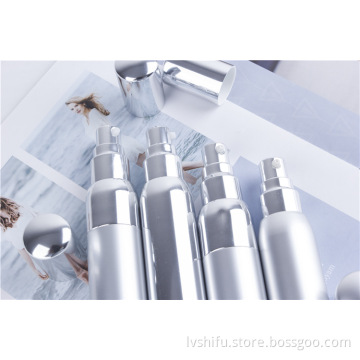 Anodized Aluminum Spray Silver Packing Plastic Vacuum Bottle